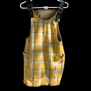 Small Yellow/Black Plaid Dress No Boundaries